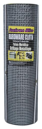 Jackson Wire 11 03 38 13 Hardware Cloth, 100 ft L, 36 in W, 19 Gauge, 1/2 x 1/2 in Mesh, Galvanized
