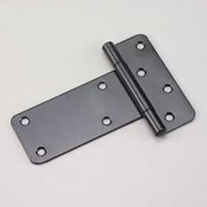5" Rectangular T-Hinge Black