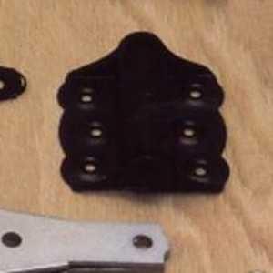 3" Spring Hinge Black