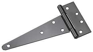 8" Heavy T-Hinge Black 2pc
