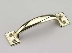 8" Utility Pull Zinc Finish