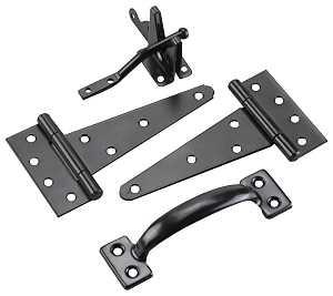 Gate Hardware Kit Black