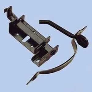 Ornamental Thumb Latch Black