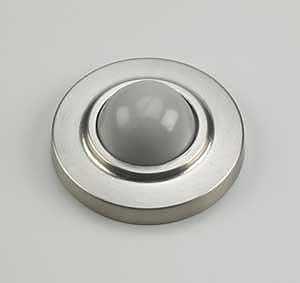 Domed Door Stop Brushed Nickel