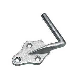 3" Left Hand Steel Hook Stake