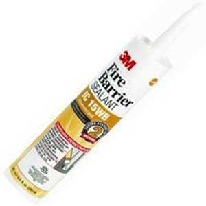 3M IC 15WB+ Fire Barrier Sealant, Yellow, 40 to 122 deg F, 10.1 oz Cartridge