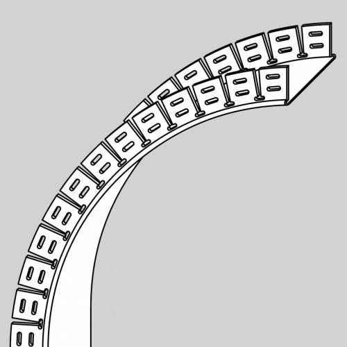 Plastic Archway Fastcap 4-5/8X8'
