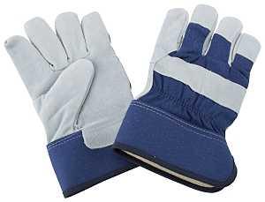 Diamondback JF 6317 Insulated Work Gloves L, 11.5 in L, Continuous Thumb, Wide Safety Cuff, Polyester Lining, Blue