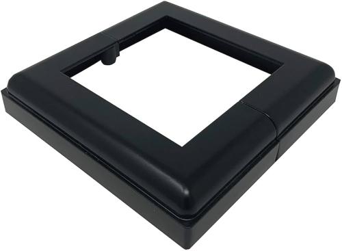 4X4 Aluminum Post Base Cover Black