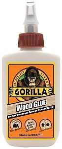 Gorilla 6212001 Wood Glue, Light Tan, 118 mL Bottle