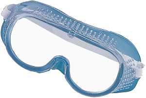 ProSource TGE-SG01 Safety Goggles, Neutral, 6 in W x 2-3/4 in H x 2-1/4 in D Lens, No Coating Lens, PVC Lens, Vent Frame