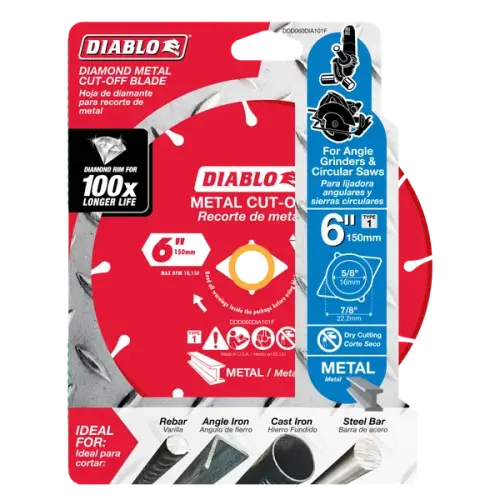 6" Diamond Metal Cut-Off Disc