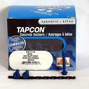 1/4X1-3/4 Hex Head Tapcon