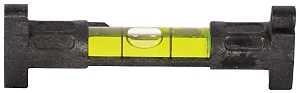 Johnson Structo-Cast Series 575 Line Level, 3 in L, 1-Vial, Plastic, Black