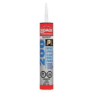 LePage PL 200 1113121 Drywall Construction Adhesive, Tan, 825 mL Cartridge