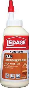 LePage 530539 Carpenter's Glue, Translucent Pale Yellow, 150 mL Bottle