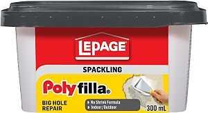 LePage Polyfilla 1256103 Spackling, Milky White, 300 mL Tub