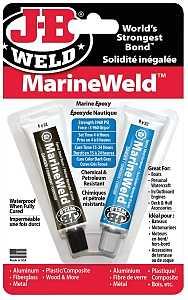 J-B Weld 8272F Epoxy Resin, Dark Gray, Solid, 2 oz, Twin Tube