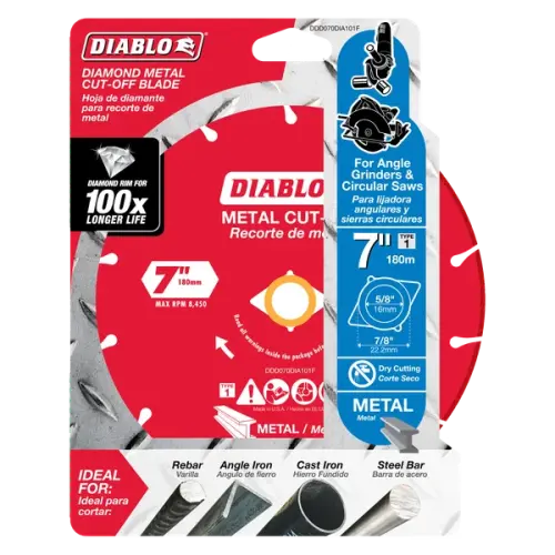 7" Diamond Metal Cut-Off Disc