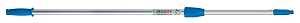 Unger Professional 972920 Telescopic Pole with Connect and Clean Locking Cone and Quick-Flip Clamps, 3 ft Min Pole L, 6 ft Max Pole L