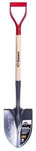 Garant Shovel, Round Point Blade, D-Handle