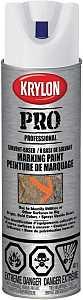 Krylon 458490000 Inverted Marking Spray Paint, APWA White, 15 oz