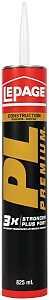 LePage 1403222 Construction Adhesive, Tan, 825 mL Cartridge