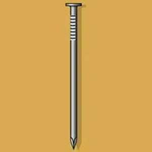 Duchesne 23601766 Nail, 8D, 2-1/2 in L, Steel, Bright, Flat Head, Smooth Shank, Gray, 275 BX