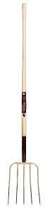Garant 81079 Manure Fork, Steel Tine, Ashwood Handle, 48 in L Handle