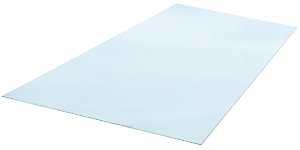 Plaskolite 1AG0595A Plexiglass Flat Sheet, 96 in L, 48 in W, 0.08 in Thick, Crystal Clear