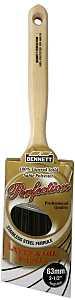 Bennett PRF ANG 63 Paint Brush, Hardwood Handle, 2-1/2 in W, Polyester Bristle