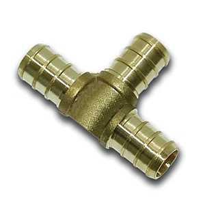 1/2" Brass Pex Tee