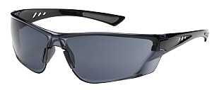 Safety Works SWX00421 Safety Glasses, Gray Lens, Black Frame, Scratch-Resistant Lens