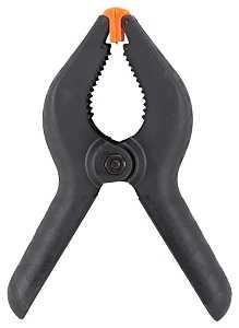 Vulcan JL27647 Spring Clamp, 2 in Clamping, Nylon, Black