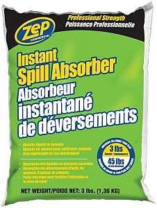 Zep CAABS3 Spill Absorbent, 3 lb, Solid
