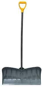 Garant GIPP26KDU Snow Pusher, 26 in W Blade, Polypropylene Blade, Gray