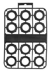 Landscapers Select GM2073L Hose Washer, 5/8 in ID, 31/32 in OD, 3.1 mm Thick, PVC, Black