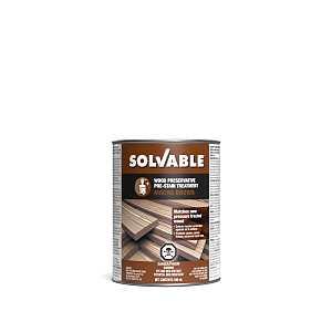 Solvable 53-761 Wood Preservative, Mocha Brown, Liquid, 946 mL