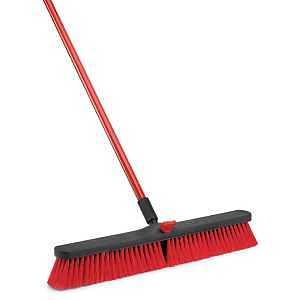 Libman 5039004 Multi-Surface Push Broom, 24 in Sweep Face