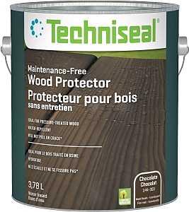 Maintenance Free Wood Protector-Chocolate(Wb)3.78L Techniseal