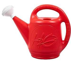 Watering Can 2Gal Plastic Red