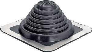 Hercules Master Flash Series 14052 Roof Flashing, 8 in OAL, 8 in OAW, EPDM Rubber