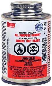 Oatey All Purpose Cement 118ml, Liquid, Clear
