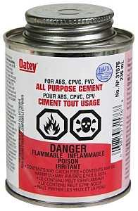 Oatey 31576 All-Purpose Cement, 236 mL, Liquid, Milky Clear