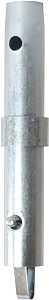 Metaltech M-MLC1S Coupling Pin and Spring Lock, Steel, Galvanized