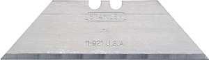 STANLEY 11-921 Utility Blade, 2-7/16 in L, HCS, 2-Point, 5/PK