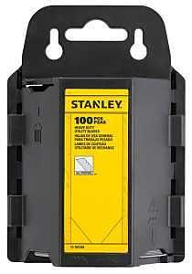 STANLEY 11-921A Utility Blade, 2-7/16 in L, HCS, 2-Point, 100/PK