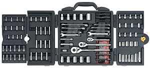 STANLEY 96-011 Mechanic's Tool Set, 170-Piece, Chrome Vanadium, Chrome Vanadium