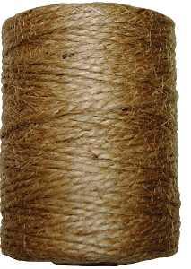 Ben-Mor 60574 Twine, 260 ft L, Jute, Brown