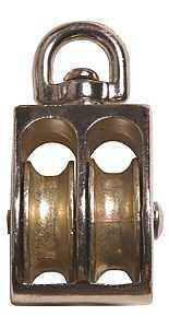1 1/2" Zinc Pulley